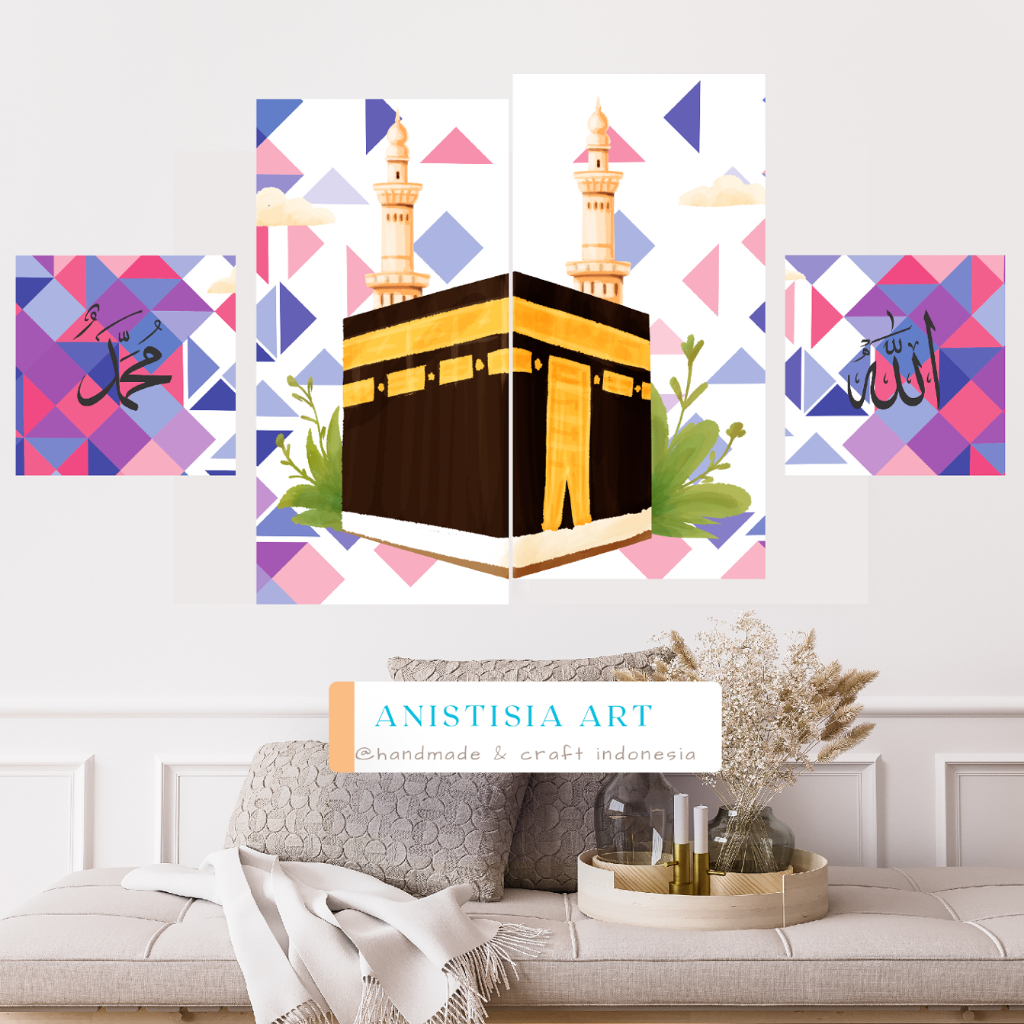 Hiasan Dinding Aesthetic Kaligrafi Unik - Poster Dinding Kayu Dekorasi Ruangan