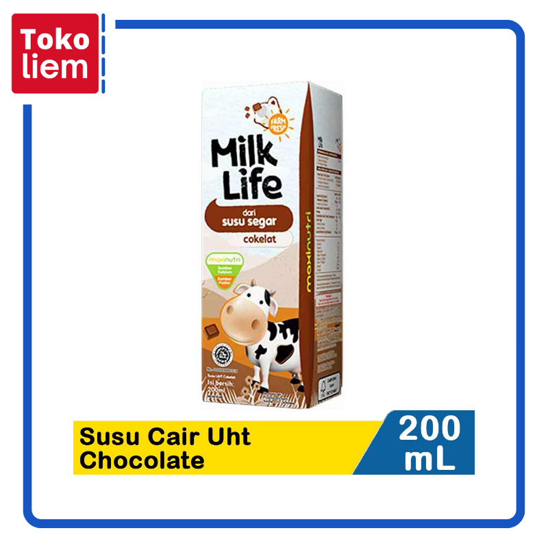 

Milk Life Susu Cair Uht Chocolate 200Ml