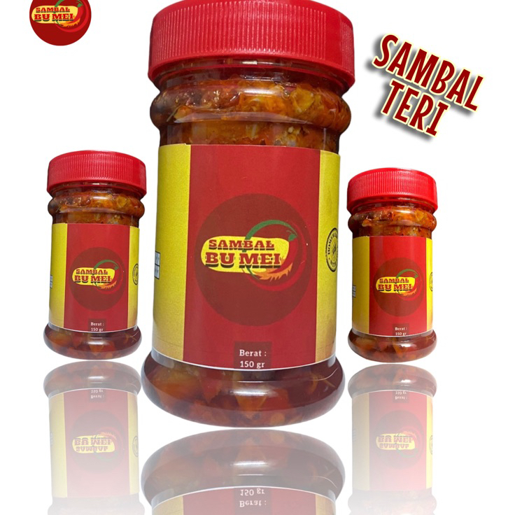 

Big Sale SAMBAL TERI / SAMBAL 150GR / SAMBAL BU MEI / SAMBEL PEDES