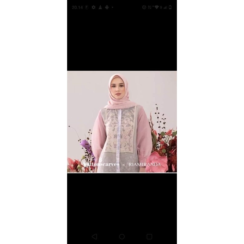 Stella tunik Riamiranda x buttonscarve ld 105