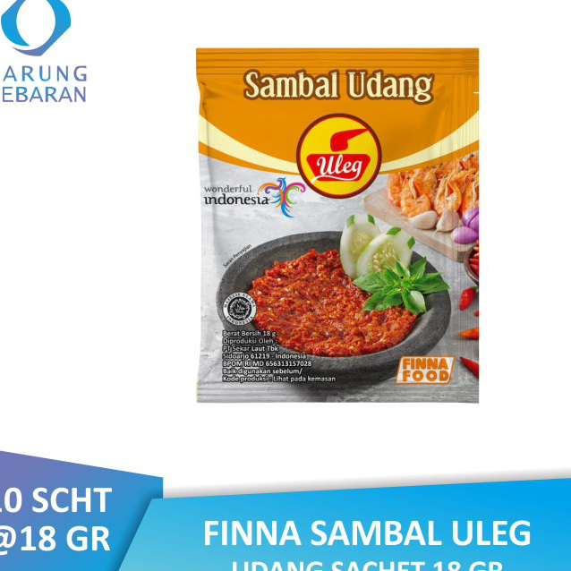 

Serba Murah Finna Sambal Uleg Udang Sachet
