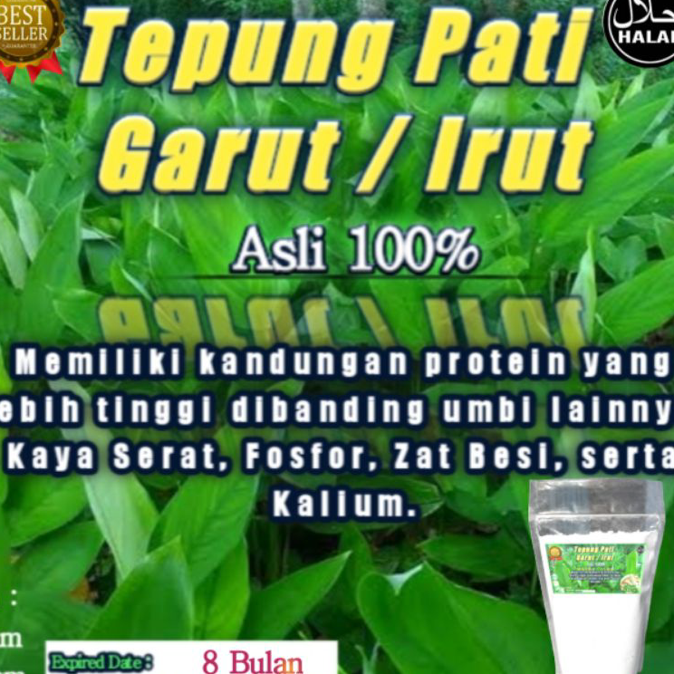 

Murah Tepung Pati Garut atau Irut 500 gram