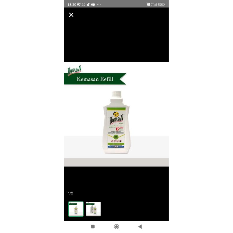Hogasan - Refill 500ml - pembasmi serangga