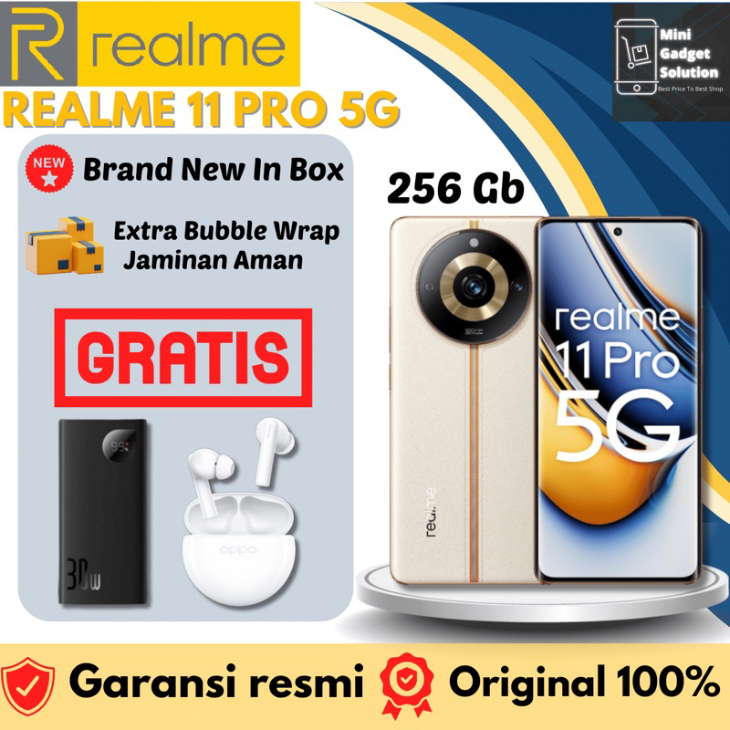 LAGI PROMO REALME 11 Pro 5G [ 8+8 / 256Gb ] GARANSI RESMI REALME INDONESIA IMEI 100% DI JAMIN TERDAF