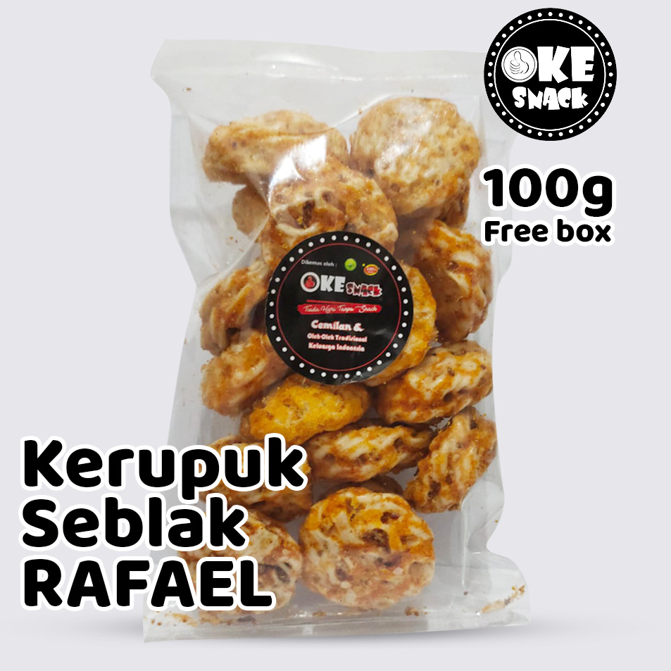 

Diskon Kerupuk Seblak Rafael Mawar Putih Pedas ➫➻❀✺