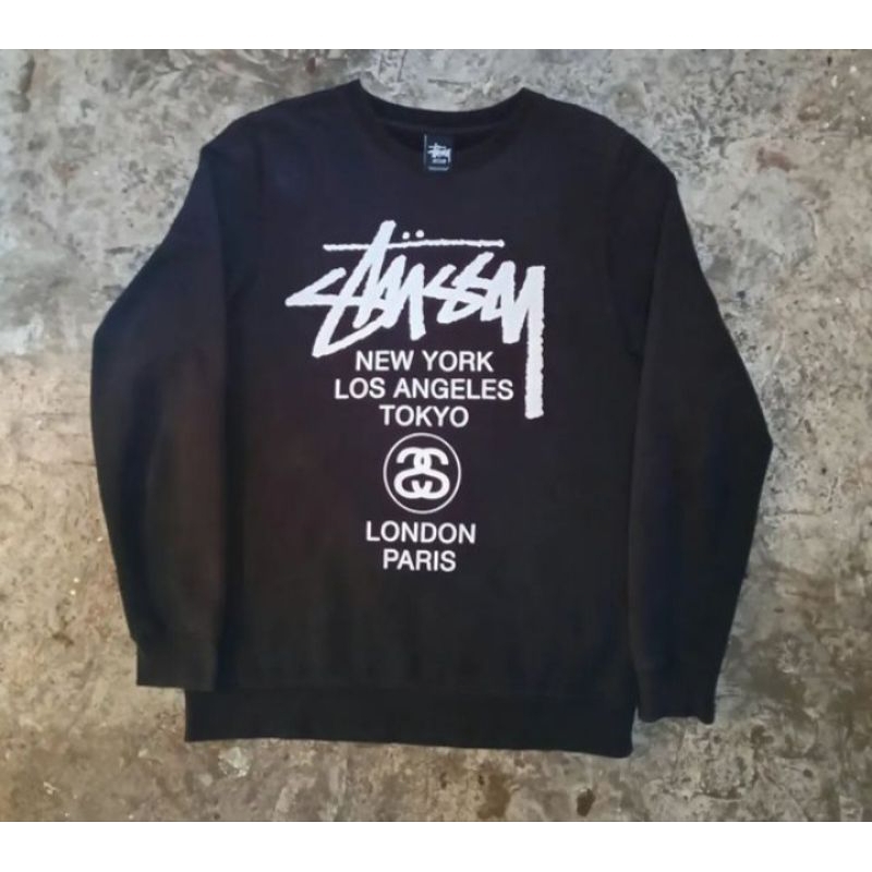 Stussy Tour Crewneck Second Original