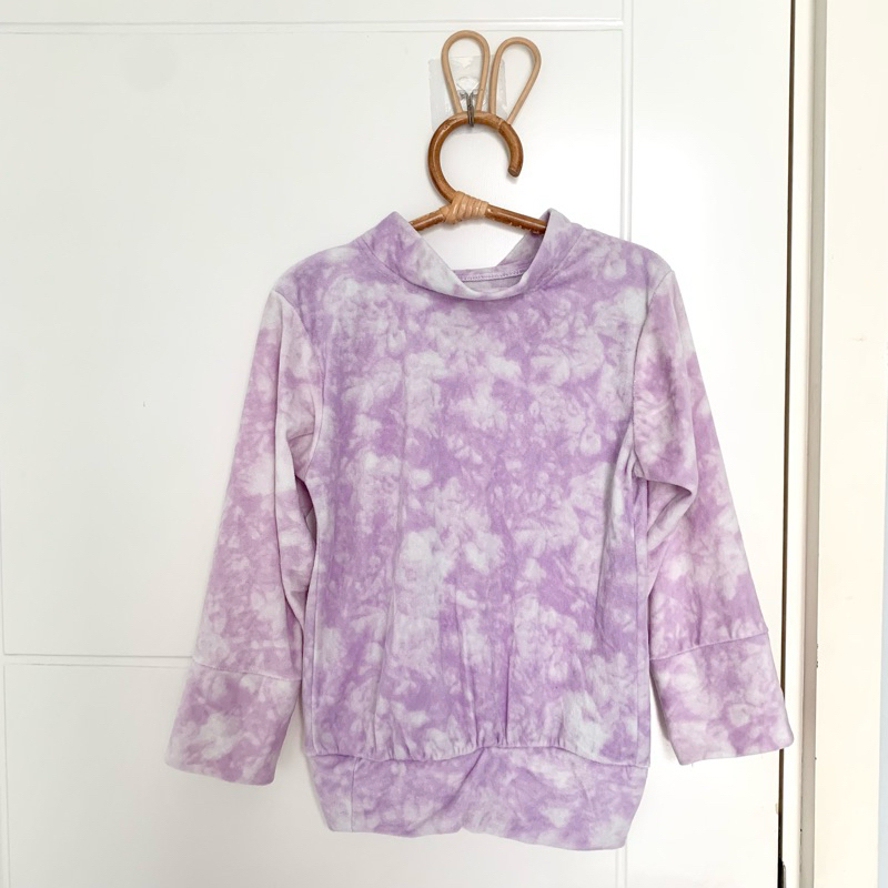 Preloved sweater baju lengan panjang anak laki perempuan bayi warna ungu