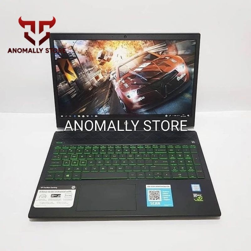 Hp Pavilion Gaming 15 Core i5+ Gen 8 GTX1050 HDD 1TB