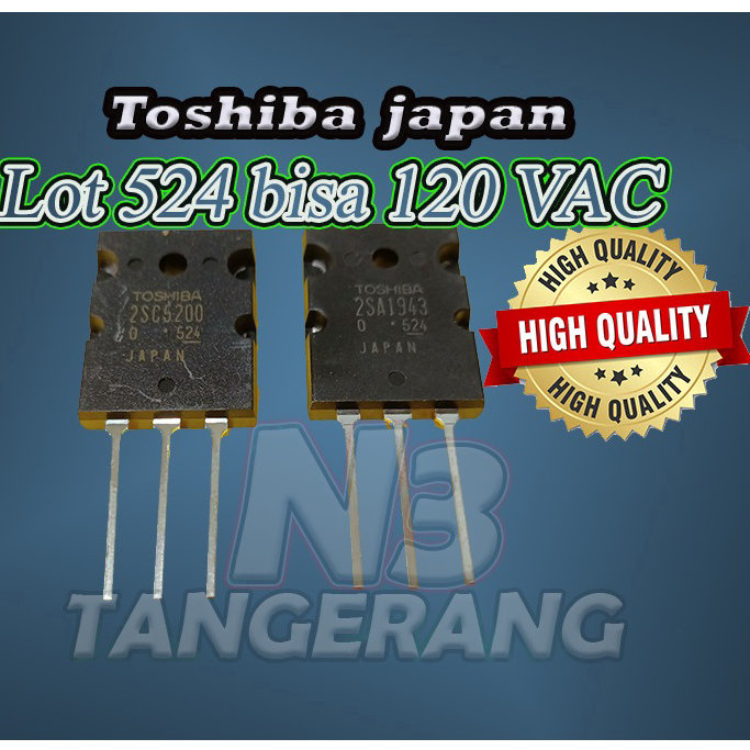 Ready Stock TOSHIBA FINAL TR C5200 A1943  5200 1943 lot 524