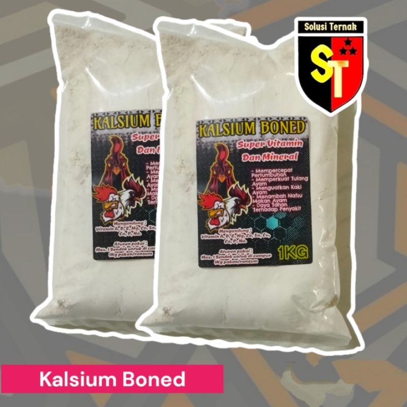 Kalsium BONED 1 Kg Khusus Ayam Jago Bangkok Mangon Shamo Pakoy
