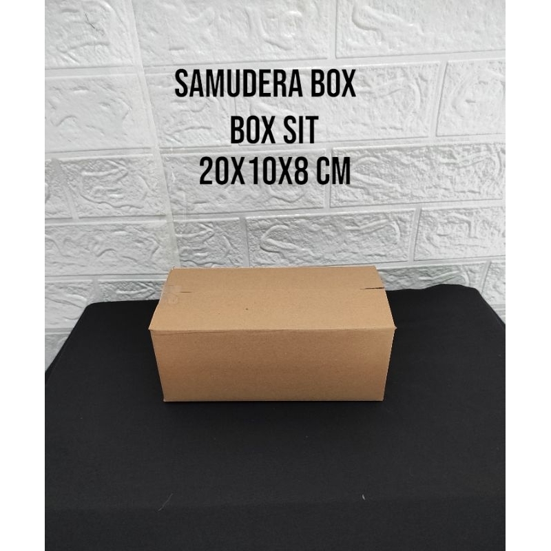 

kardus karton box uk 20x10x8 cm...ST Singgle wall polos