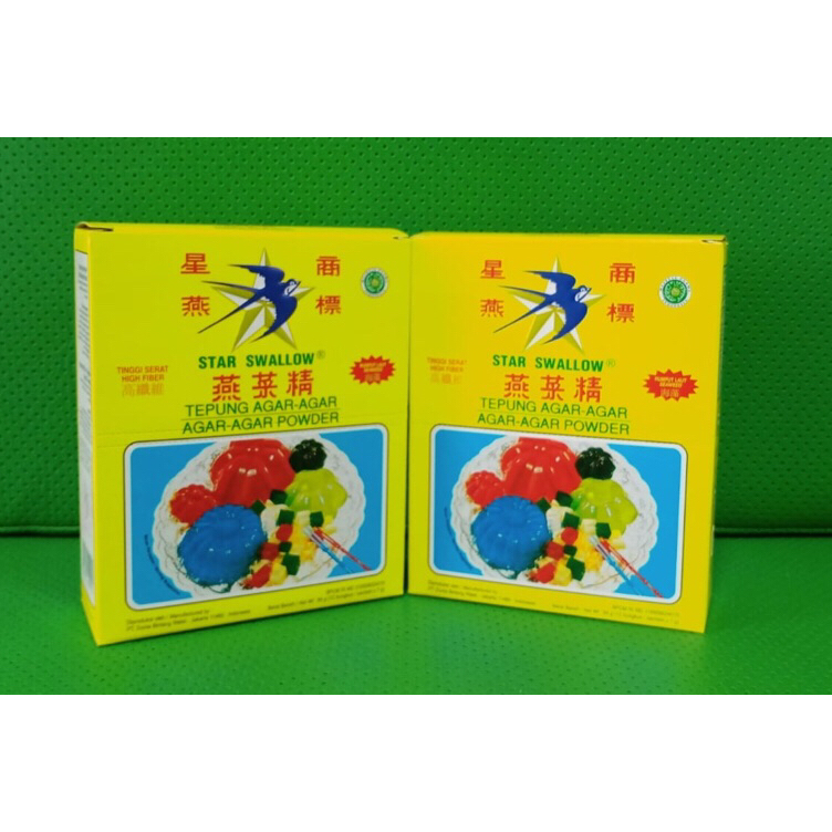 

➞✧✴ Promo Agar agar Star Swallow 2 box @12 sachet/ bening Kirim Langsung