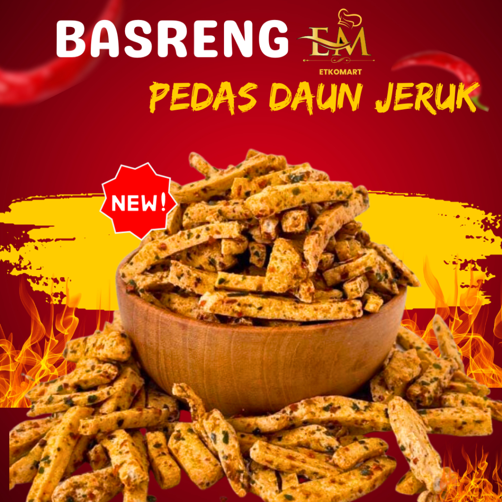 

250 gram Basreng sultan pedas daun jeruk