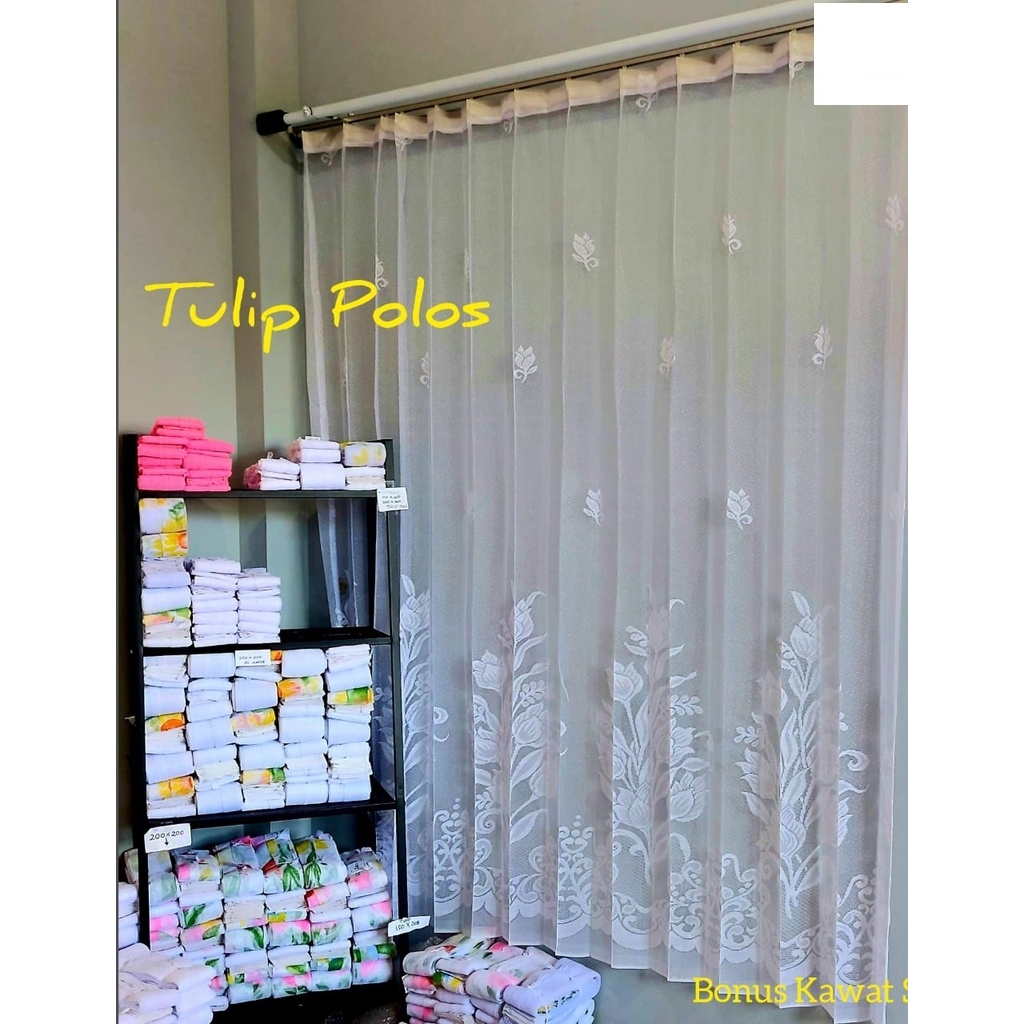 Vitrase Gorden vitras Motif Bunga Matahari