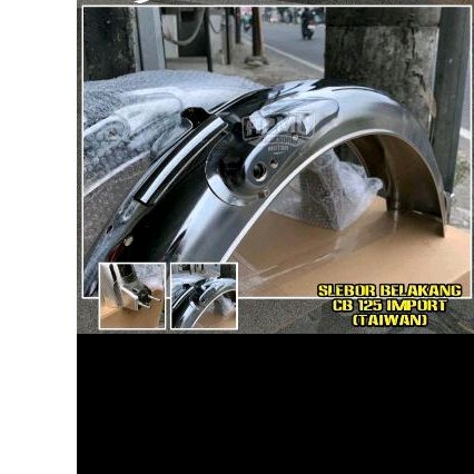 SLEBOR CB 125 CROM PRES TAIWAN DETEL SANGAT BAGUS RAPI