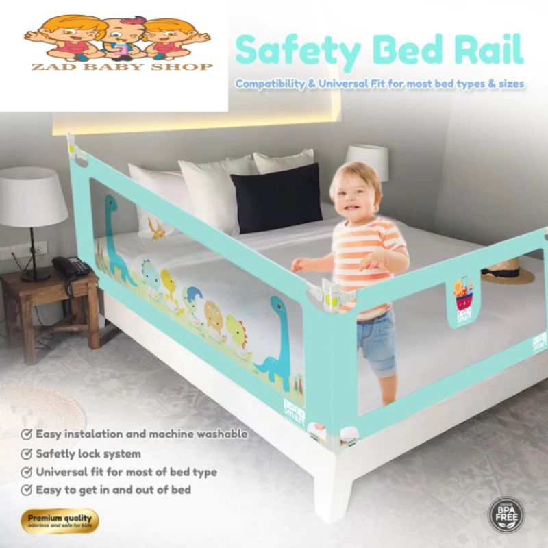 BEBE Smart Pembatas / pengaman Ranjang Bayi - Baby Bed Rail