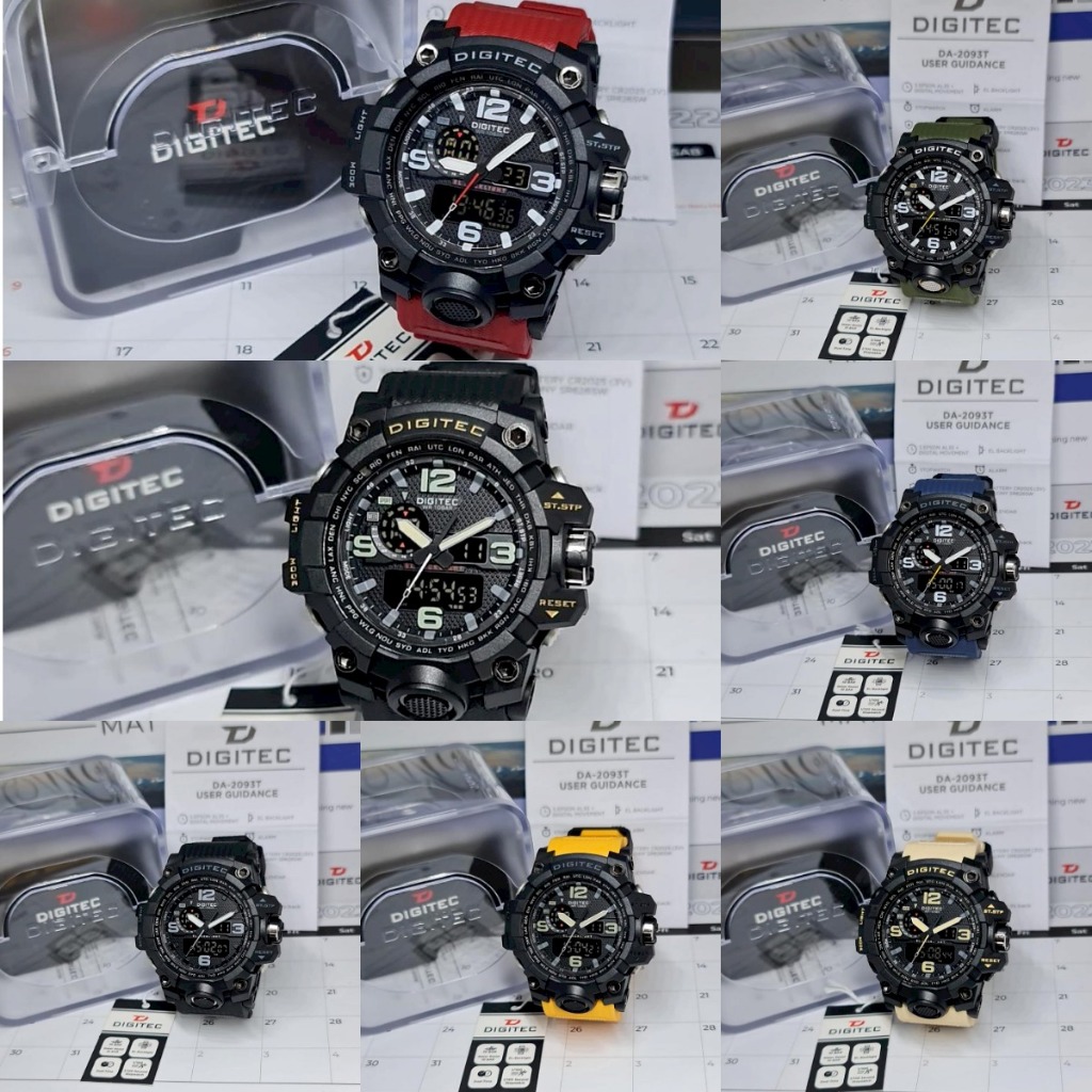 PENGIRIMAN INSTANT - JAM TANGAN PRIA DIGITEC DA 2093 / DA-2093 / DA2093 ORIGINAL