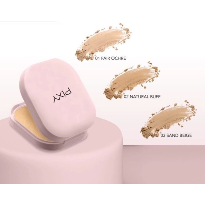 (REFILL ORI BPOM) Pixy 4 Beauty Benefits Two Way Cake Perfect Last Refil Bedak Padat Pixy