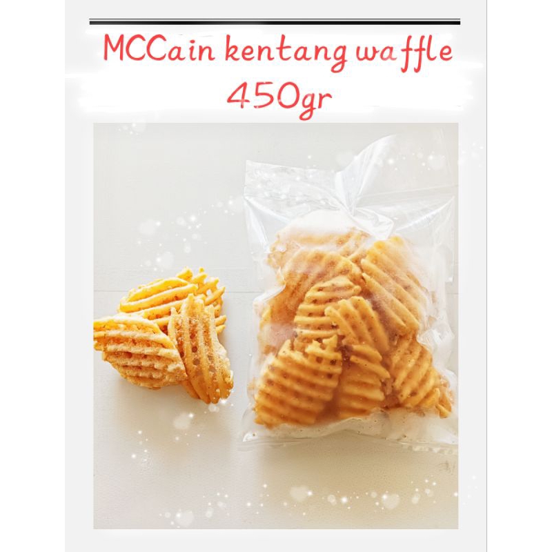 

MCCAIN WAFFLE/SPIRAL FRIES /SPICY WEDGES KENTANG GORENG