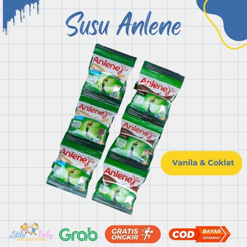 

PROMO Anlene Sachet Vanilla Coklat isi 10 Renceng