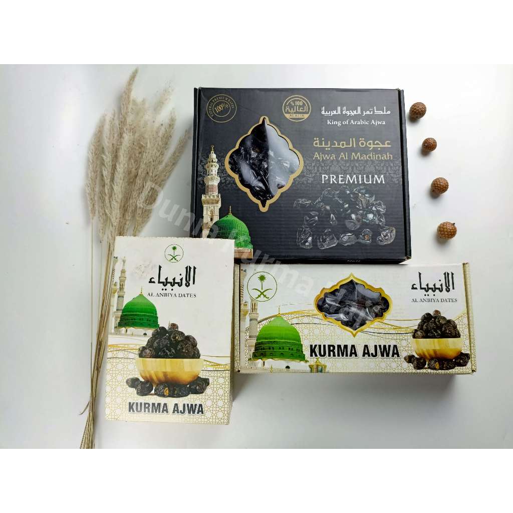 

Kurma Ajwa - Kurma Nabi Premium Original | Kurma Arab Oleh Oleh Haji Umroh