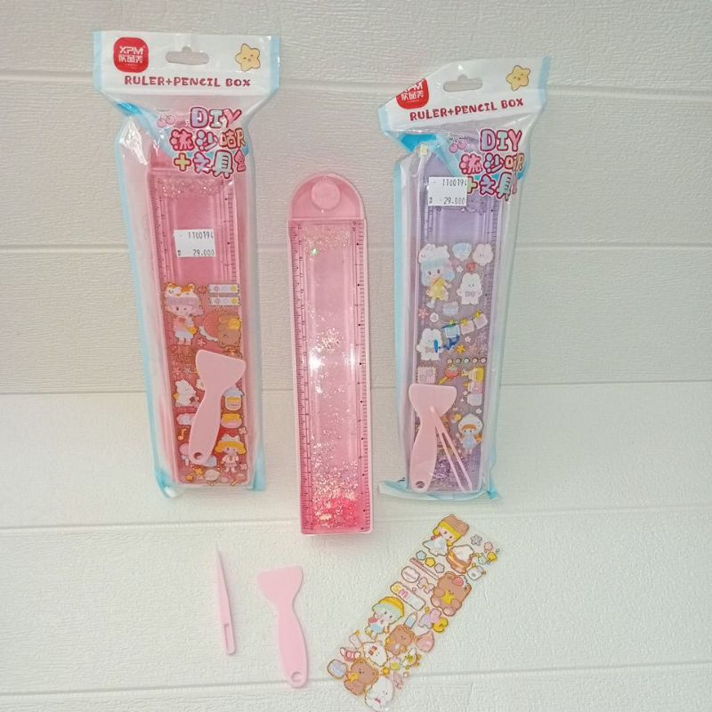 

Penggaris + Tempat Pensil DIY