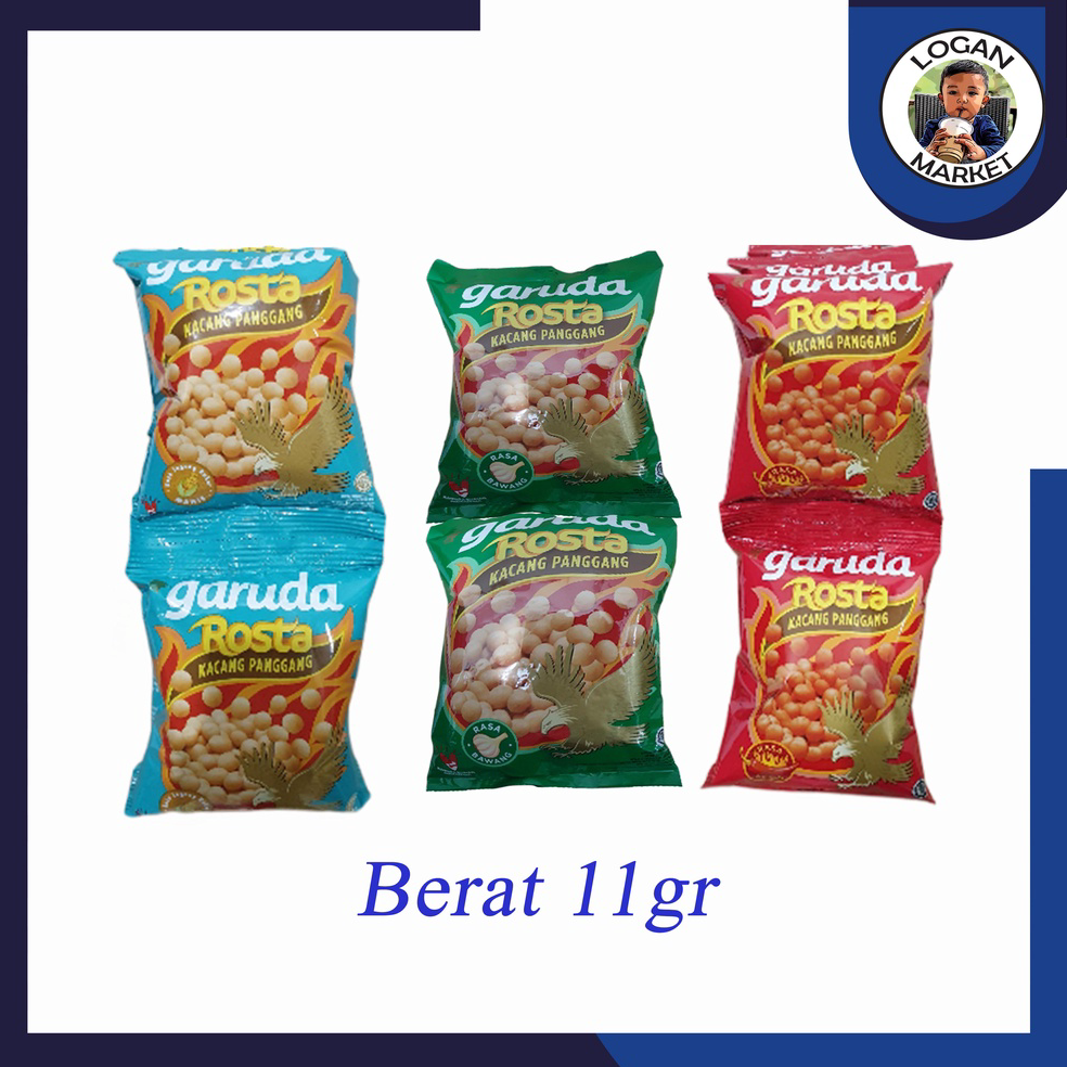 

COD✅ TERMURAH✅ Garuda Rosta Kacang Panggang 10 Pcs @ 11gr Rasa Bawang Pedas Jagung