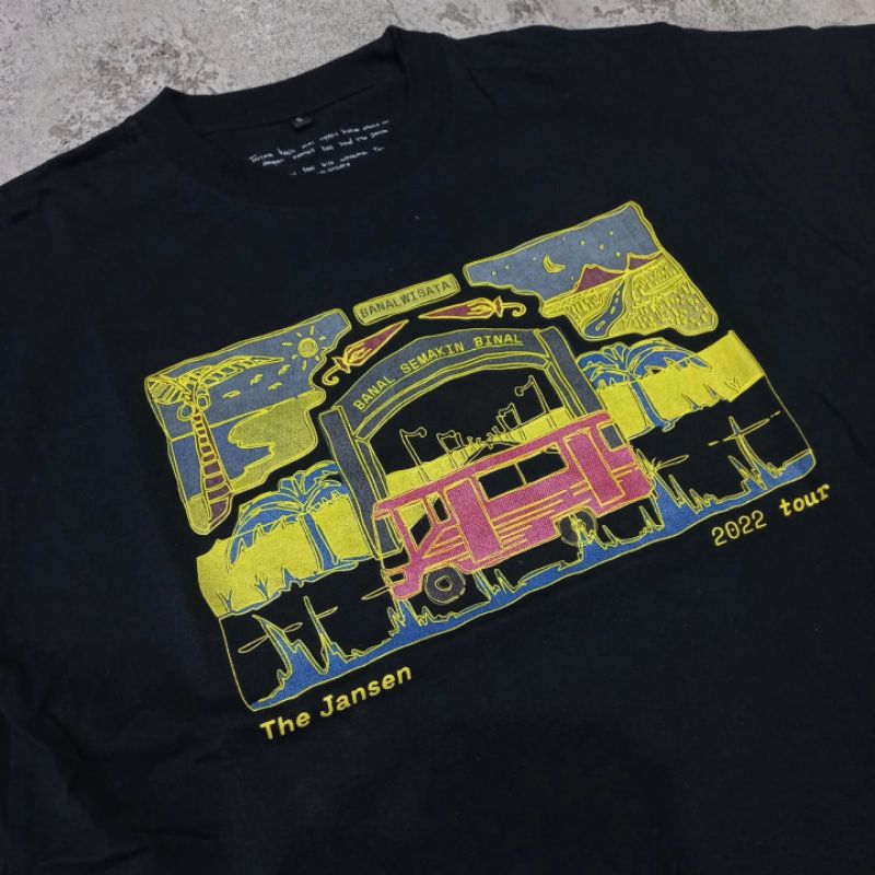 t shirt the jansen banal wisata hitam