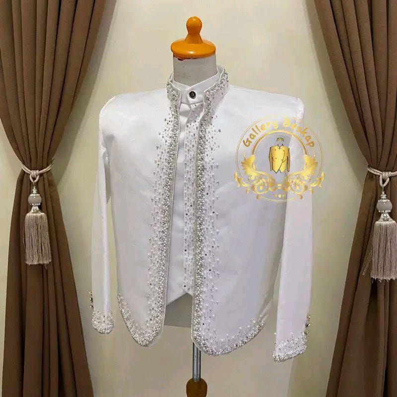 Beskap solo/beskap pengantin/beskap putih bersih/beskap Jawa