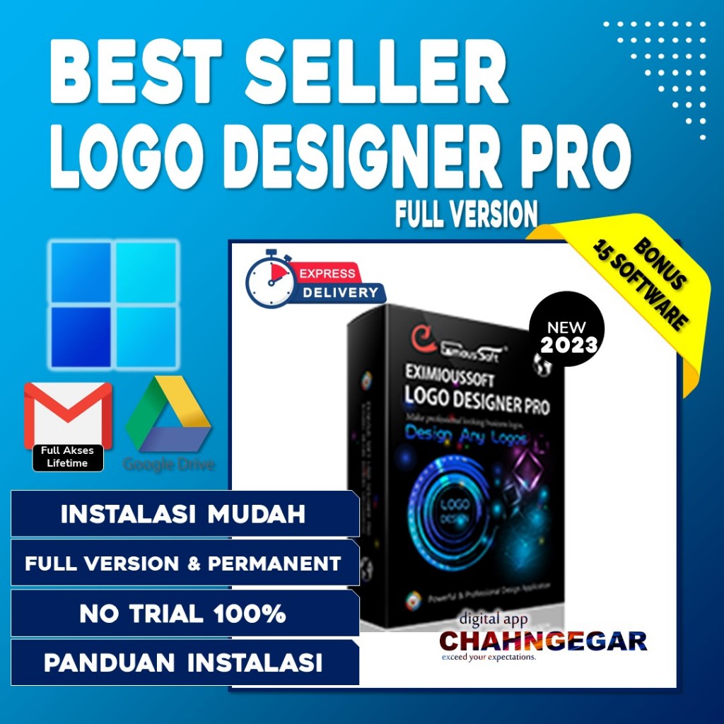 EximiousSoft Logo Designer Pro 2023 Software Design Logo Profesional Layaknya CorelDRAW 2023