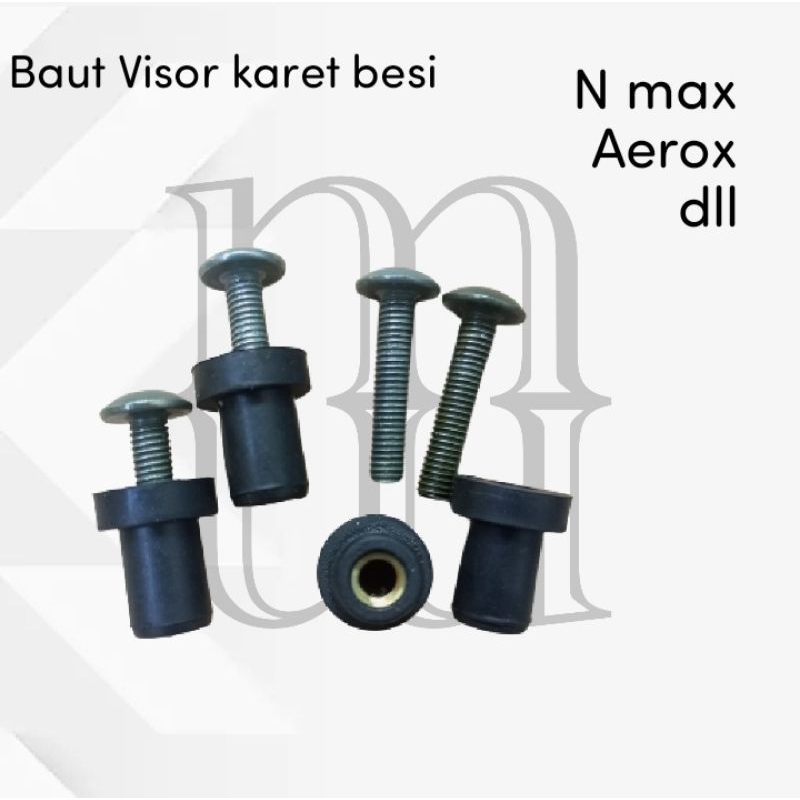 Baut visor N-max aerox baut windshield besi karet