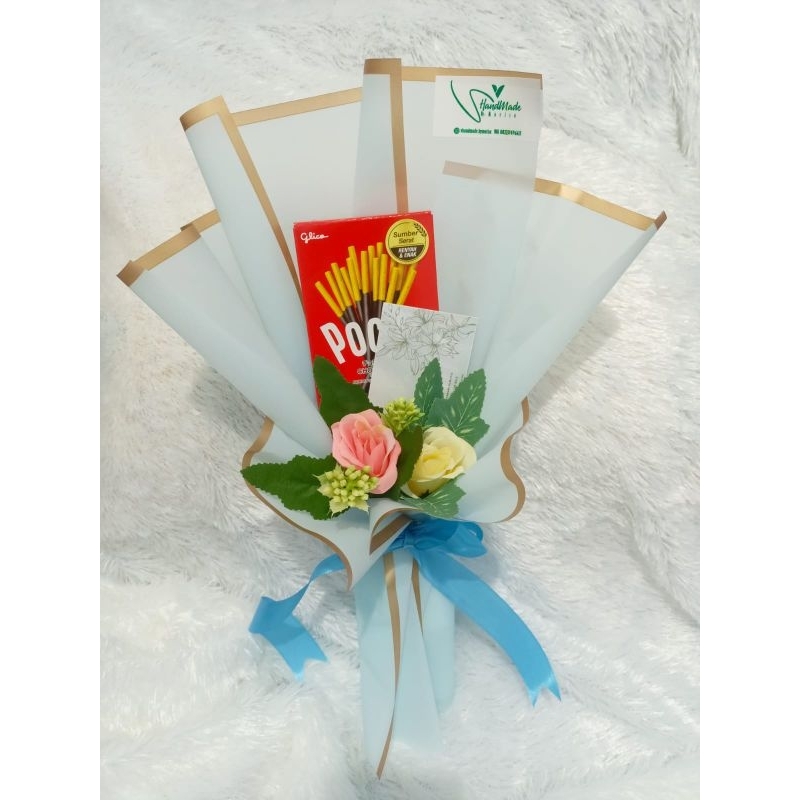 

Snacks Bouquet, Hand Bouquet Snacks, Kado Spesial Hand Bouquet Murah