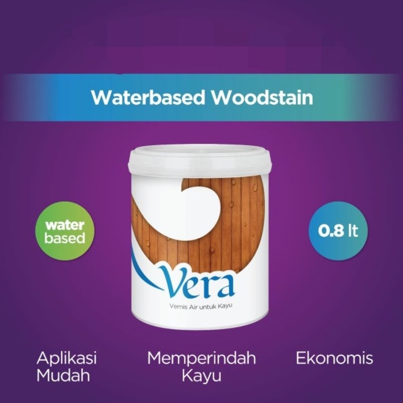 Cat Kayu Vernis Plitur Propan Vera Waterbase Pengencer Air