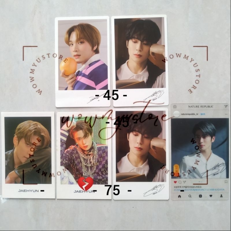 Polaroid/Pola NCT 127 Jaehyun & Haechan Nature Republic (NatRep), Kolbuk 2020 Make a Wish, pvc