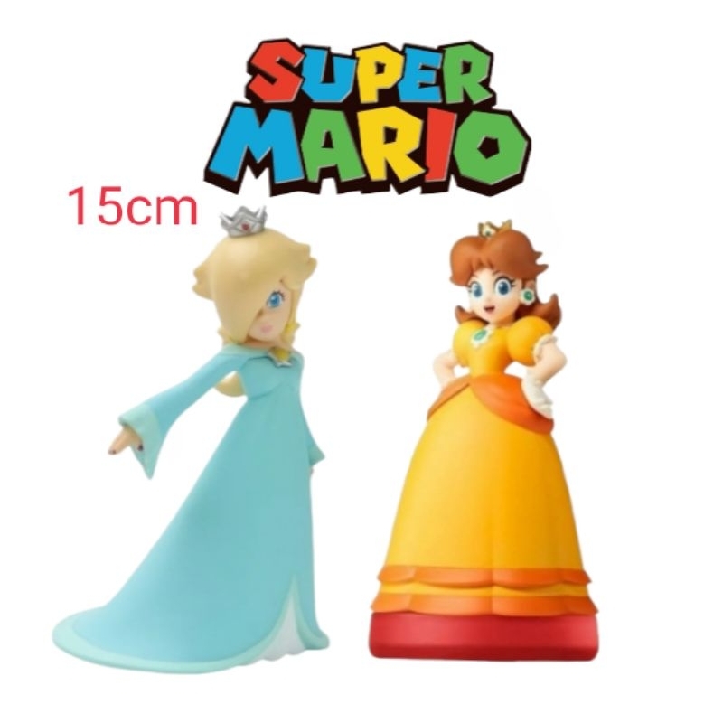 Super Mario Bros Action Figure Mario Princess Daisy Rosalina/Pajangan Topper