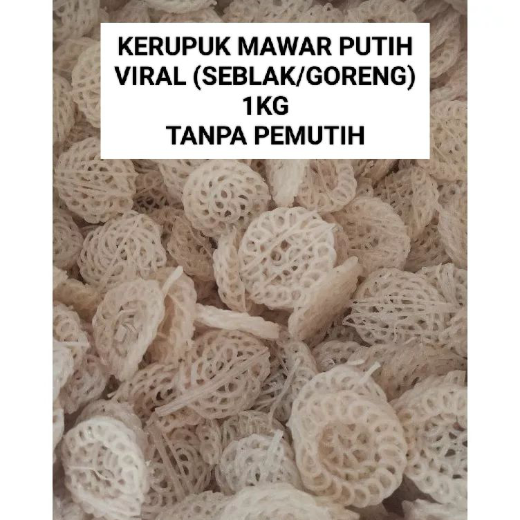 

Ready stock KERUPUK SEBLAK /MAWAR VIRAL 1 KG (MENTAH)/ KERUPUK SEBLAK MAMANG RAFAEL TANPA PEMUTIH Dijual