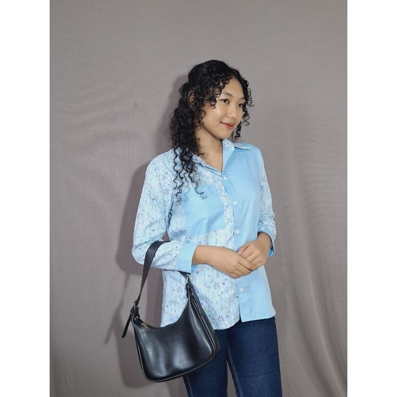 Kemeja Wanita Bahan Katun Jepang PREMIUM