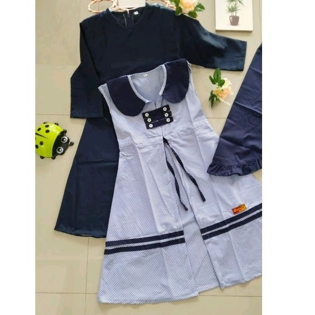 GAMIS ANAK PEREMPUAN ROMPI KEKINIAN USIA 3-11 TAHUN