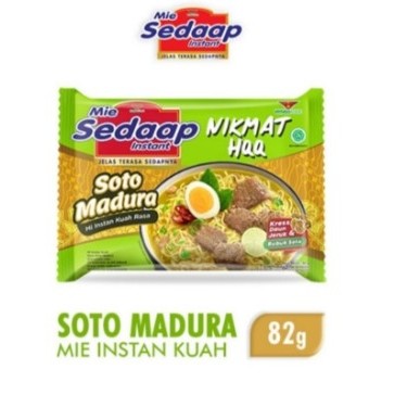 

MIE SEDAAP RASA SOTO MADURA 82 G X 40 PCS (1 BOX)