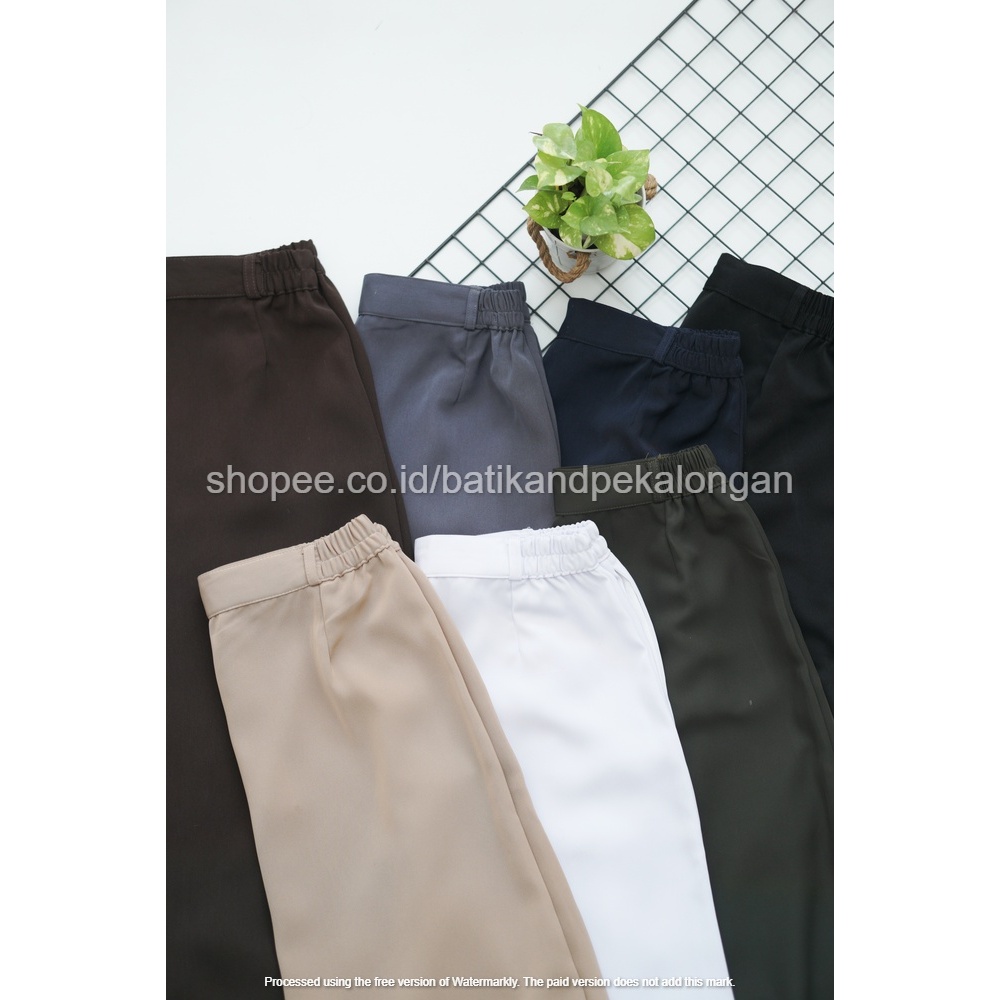 Rok Span Line A karet samping/Rok Putih Ospek/Rok Putih Span/Rok Guru/Rok Pesantren/Rok Mengaji Rok 