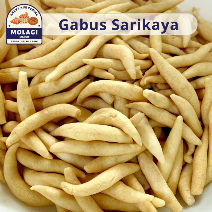 

Sarikaya Stik Gabus Keju 250 Gram / Telur Gabus / Cendol Keju - Molagi Snack