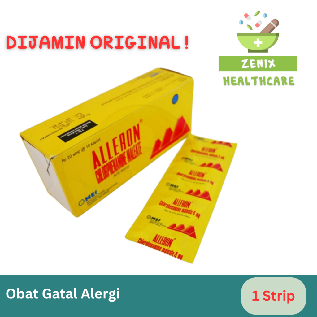 Alleron Tablet - Obat Gatal dan Alergi