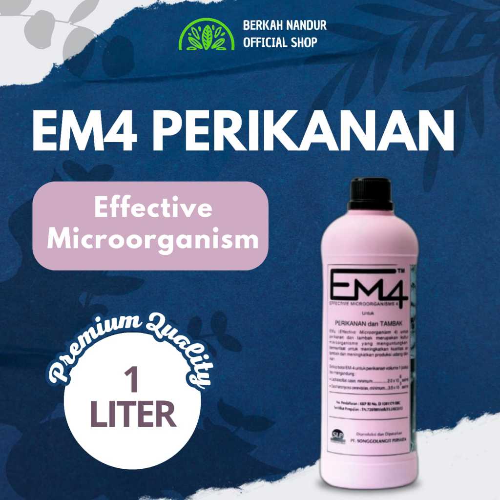 ORIGINAL EM 4 PERIKANAN EM4 PERIKANAN 1 LITER