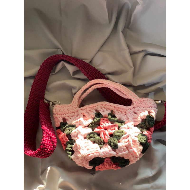 Hobo Granny Square Bag / Tas Rajut Granny Square