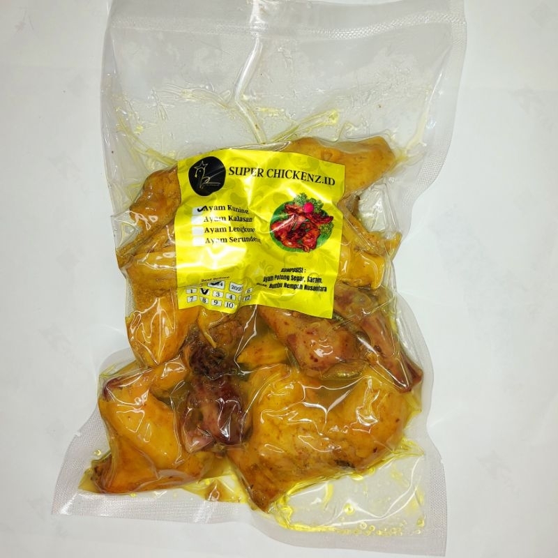 

ayam ungkep kuning 1 ekor 4 potong