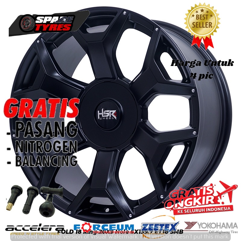 Velg Mobil Offroad Ring 20 Cocok Untuk L200, Pajero, Pajero Sport, Strada, Triton