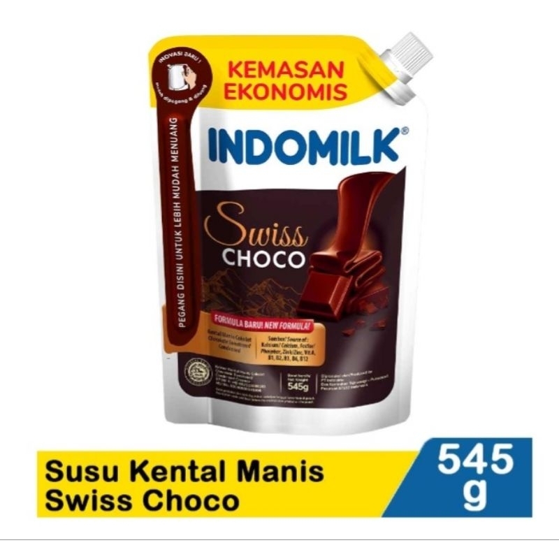 

indomilk pouch coklat 545ml