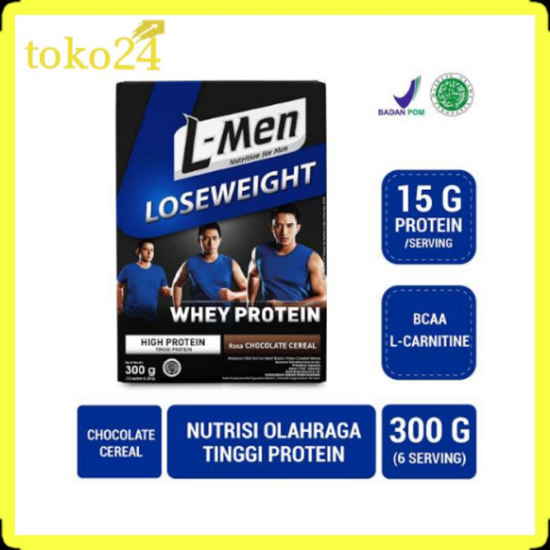 

L-Men Loseweight Chocolate Cereal 300 gr