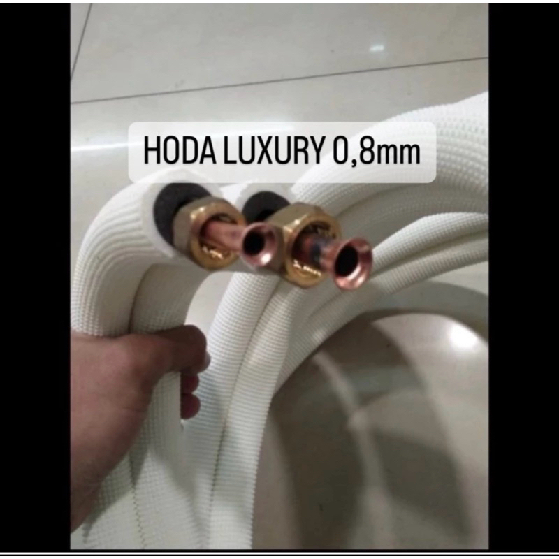 HODA LUXURY 5 Meter pipa ac 1/2pk 3/4pk 1pk sudah flaring siap pakai