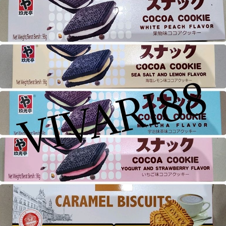 

☄️New event✨ JGT Cocoa Cookies / Caramel Biscuits 98gr